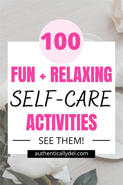 100 Simple Self-Care Ideas (+ Printable PDF) - Authentically Del