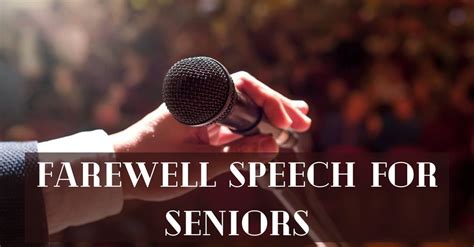 Farewell Speech for Seniors | Best Farewell Speech in English