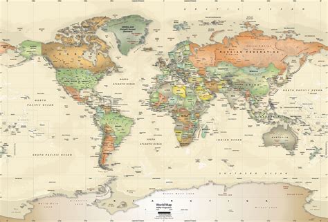 Map Of The World From Masculine Backgrounds Mapa Mundi Mapas | The Best Porn Website