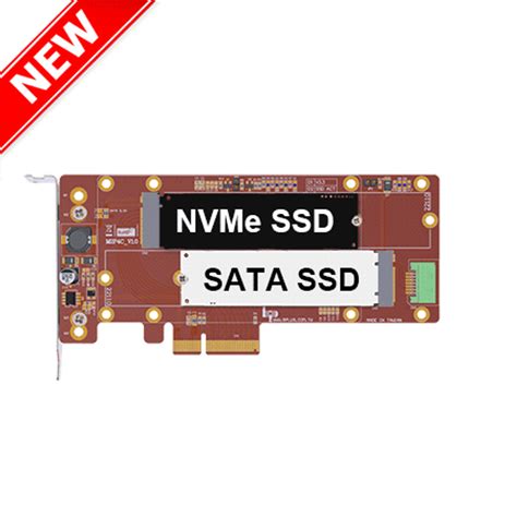 M2P4C M.2 PCIe / SATA SSD Adapter - M-FACTORS Storage