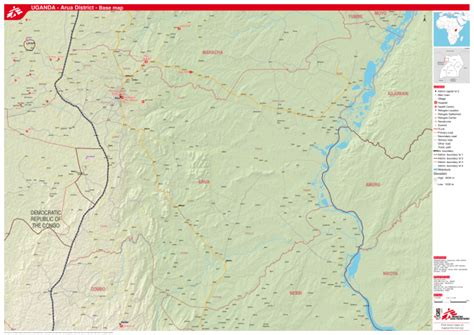 Uganda - Arua District - Base Map - Uganda | ReliefWeb