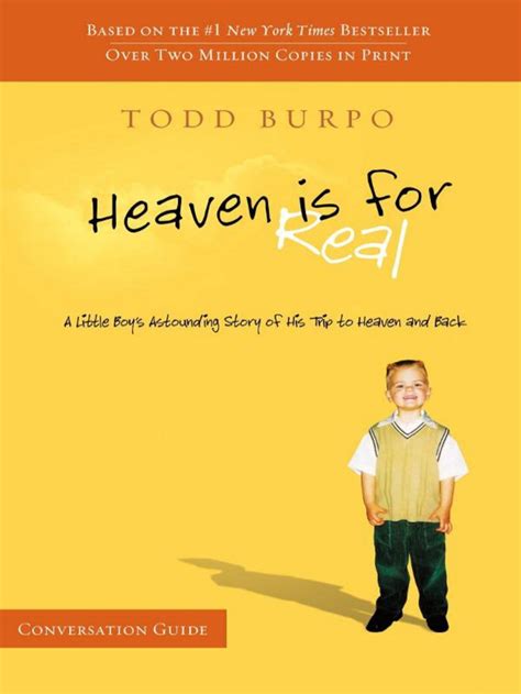 Heaven Is For Real Conversation Guide (eBook) | Book worth reading, Books, Good books