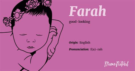 Farah Name Meaning, Origin, Popularity, Girl Names Like Farah - Mama ...