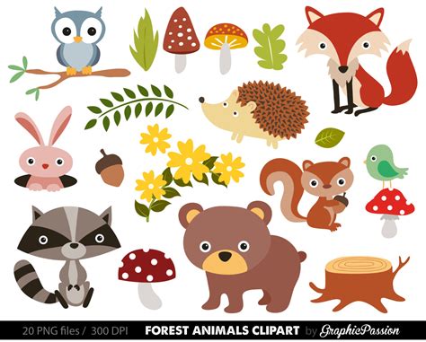 Bring the Beauty of the Woodlands to Your Projects with Woodland Clipart