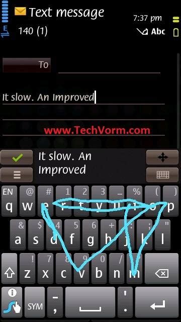 Swype: Virtual Keyboard, Now Available For Symbian S60v5 • TechVorm