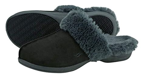 Powerstep - Powerstep Luxe Women's Orthotic Slippers - Memory Foam Slip-Ons with Arch Support ...