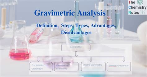 Gravimetric analysis: Steps,Types, Advantages, Disadvantages