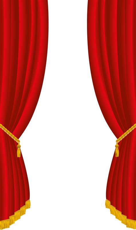 Red Curtains Png Clipart Image Free Image Png