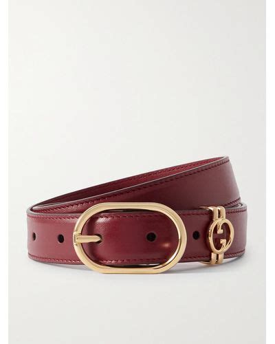 Red Gucci Belts for Women | Lyst