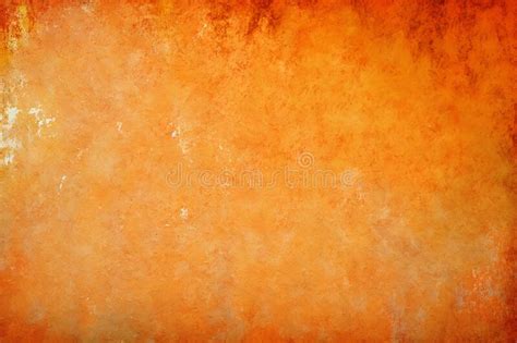 Orange Autumn Background, Old Watercolor Paper Texture Generative AI ...