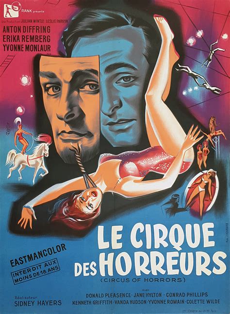 CIRCUS OF HORRORS (1960) Original Vintage Film Movie Poster | Picture ...