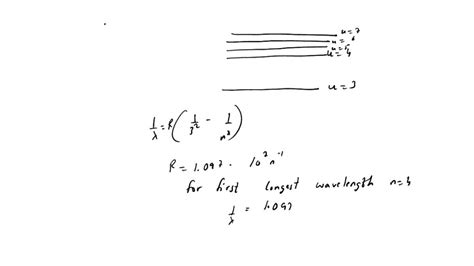 SOLVED: The Paschen series are all in the infrared band. Find the wavelengths (in nm) of the ...