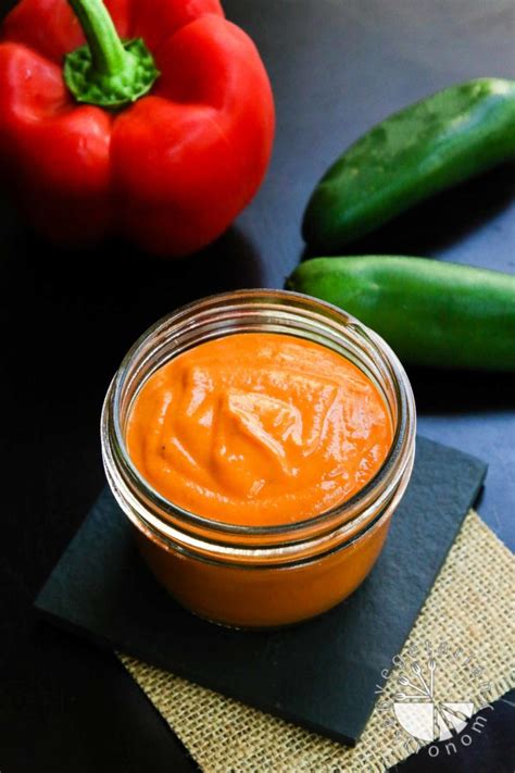 Spicy Roasted Red Bell Pepper Sauce - Vegetarian Gastronomy