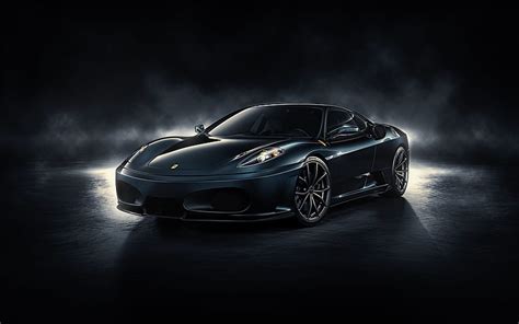 Black Ferrari with Dark Background U Car HD wallpaper | Pxfuel