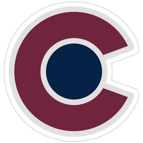 "Colorado Avalanche Alternate Logo" Stickers by Jacob Sorokin | Redbubble