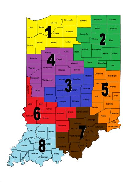 New Indiana House District Map