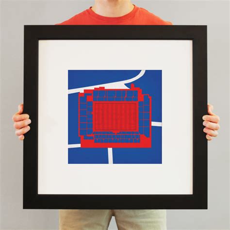 Loftus Road Map Art by City Prints - The Map Shop