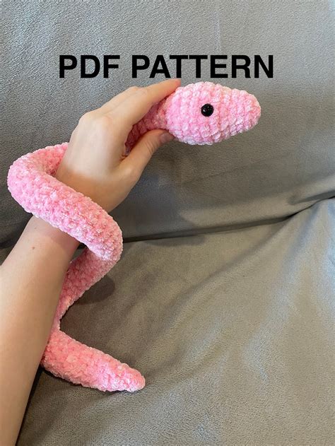 Snake Crochet Pattern - Etsy