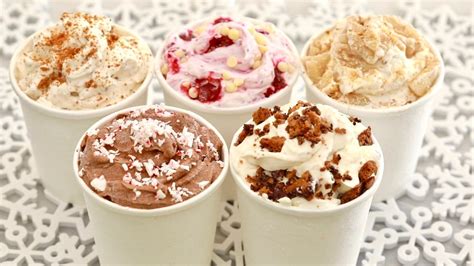 Holiday Ice Cream Flavors (2 Ingredient, No Machine Ice Cream)