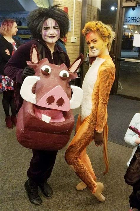 #Pumba and #Timon costume design Kris Biles, pumbaa design Delana ...