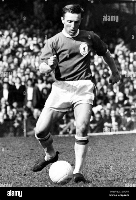 Peter Thompson, Liverpool outside left. April 1965 Stock Photo - Alamy