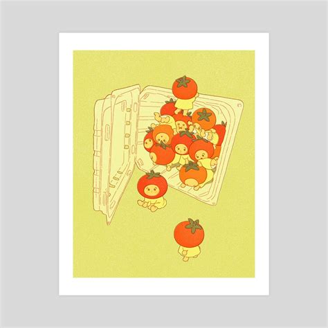 Cherub Tomatoes, an art print by Rii Abrego - INPRNT