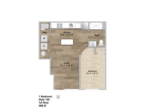 Floor Plans of Sterling Landings Apartments in Sterling Heights, MI