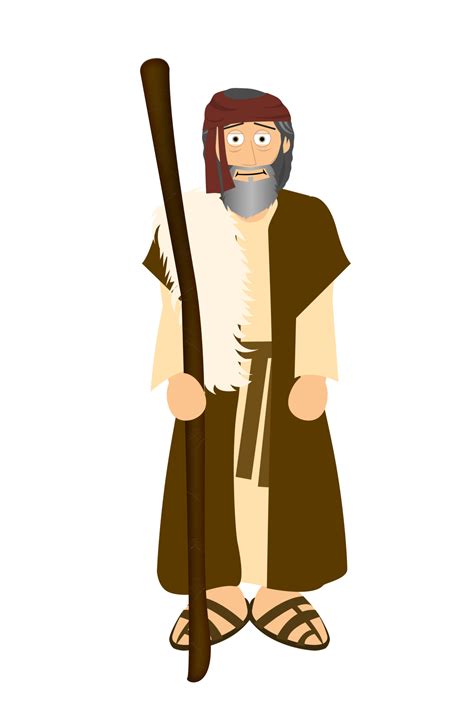 Cartoon Bible Character - Elijah 22278408 PNG