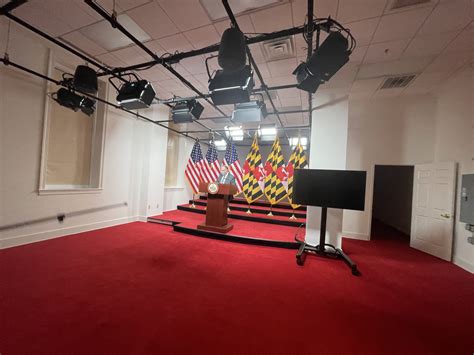 Maryland Senate has new digs for its news conferences