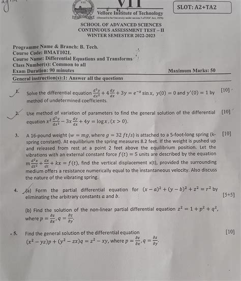 CAT1-A2-Differential Equations(26/3/23)