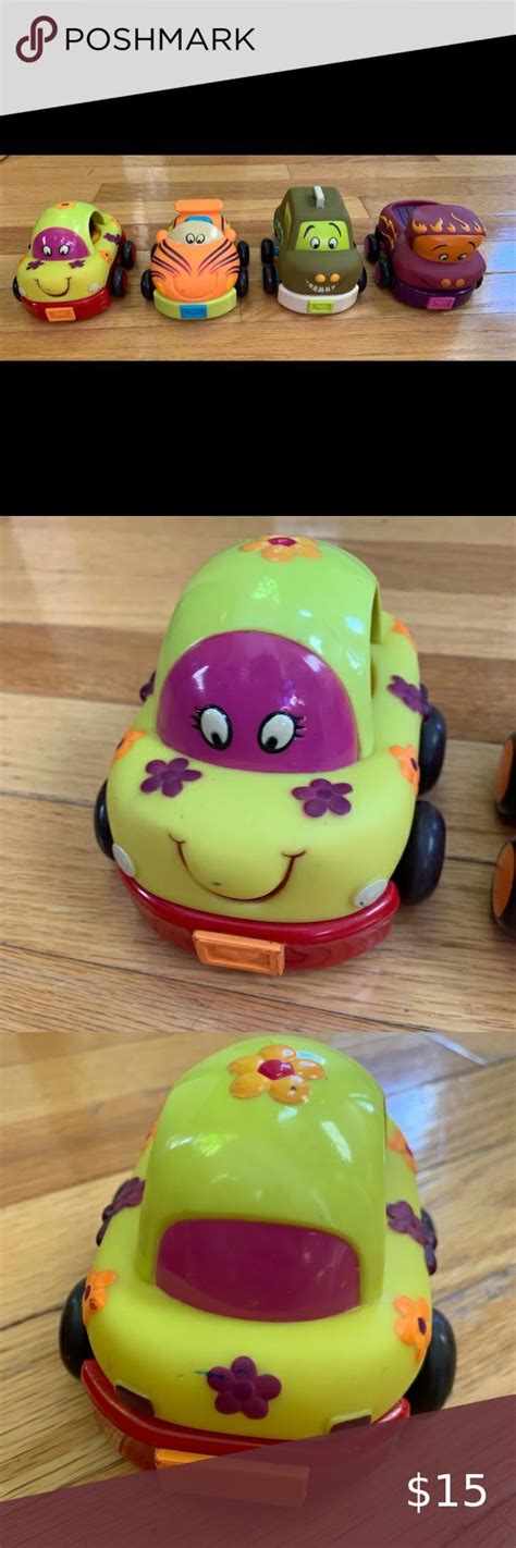 Lot Of 4 Just B You Toys SOFT CHUNKY CARS~ | Chunky, Soft, Toys