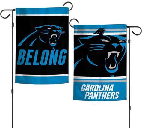 Carolina Panthers Garden Flag 2 Sided Belong Slogan – HeartlandFlags