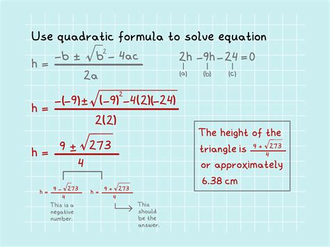 Quadratic Formula Word Problems