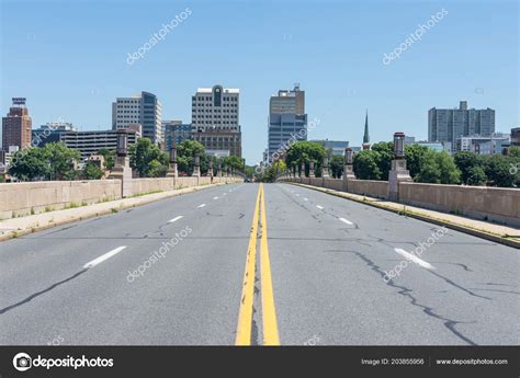 Skyline Harrisburg Pennsylvania City Island Accross Susquehanna River ...