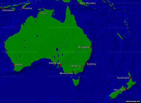 primap Continental maps