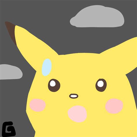 Surprised Pikachu Vector Art by GlitchKunV on DeviantArt