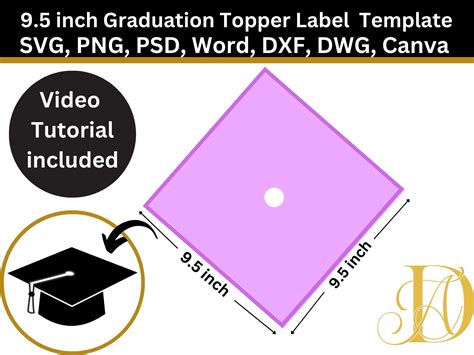 Graduation Cap Topper Template Free Download - prntbl ...