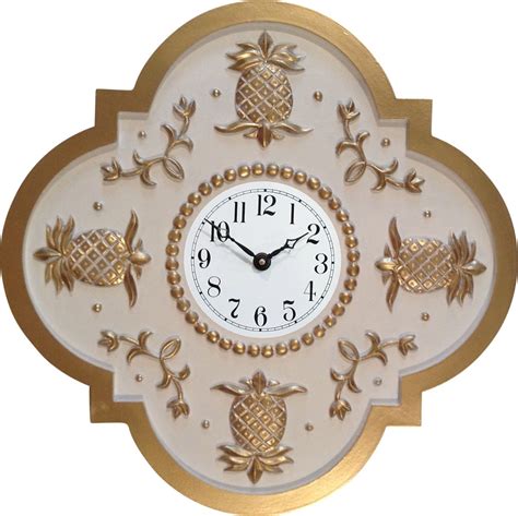 Pineapple Design Wall Clock - Marie Ricci