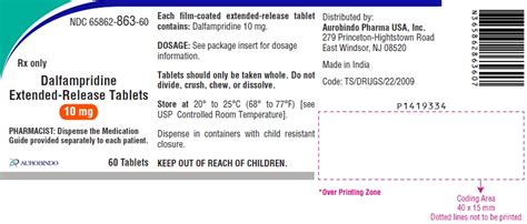 DALFAMPRIDINE tablet, film coated, extended release