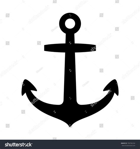 Anchor Vector Icon Logo Nautical Maritime Stock Vector (Royalty Free) 796706104 | Shutterstock