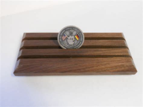 Military Challenge Coin Display Rack Coin Holder Solid - Etsy