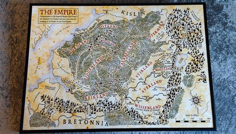 High Quality Map of the Empire From the Total War: Warhammer - Etsy