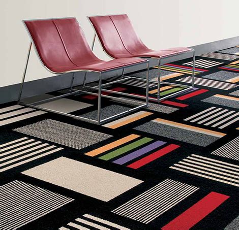 Contemporary Carpet Tiles - modular decorative floor carpet tile by InterfaceFlor