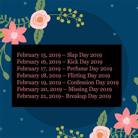 Anti-Valentine's Week 2019: Know when is Slap Day, Kick Day, Breakup Day etc | Culture News ...