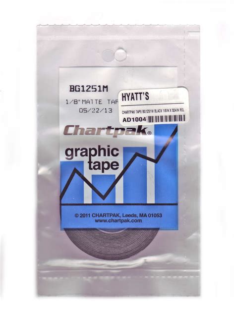 BUY Chartpak Tape 1/8 in x 27 yd roll Black