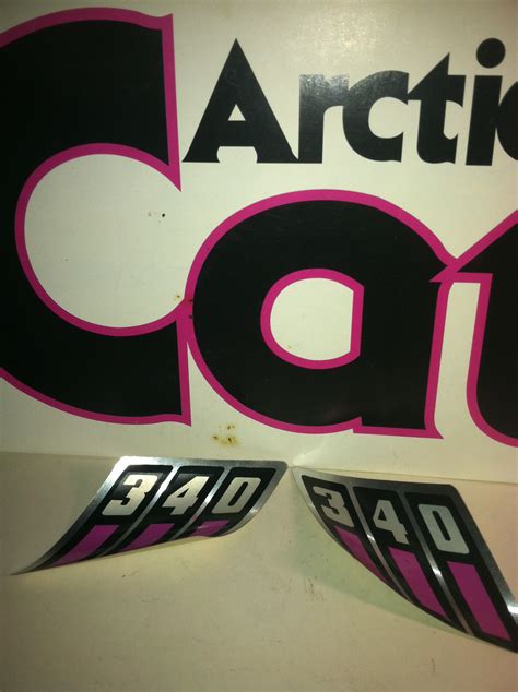 VINTAGE ARCTIC CAT VINTAGE SLED DECALS SNOWMOBILE VINTAGE PARTS - VINTAGESLEDPARTWAREHOUSE.COM