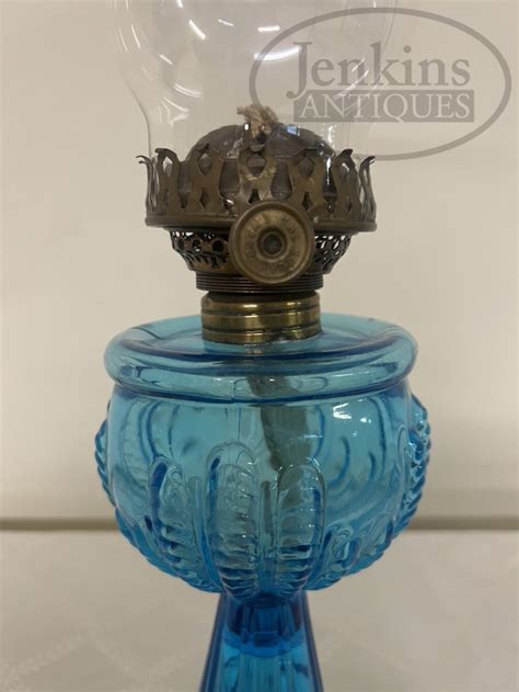 Blue Turkey Foot Oil Lamp – Jenkins Antiques