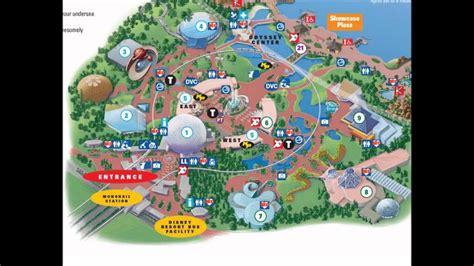 Epcot Future World Map – Map Vector