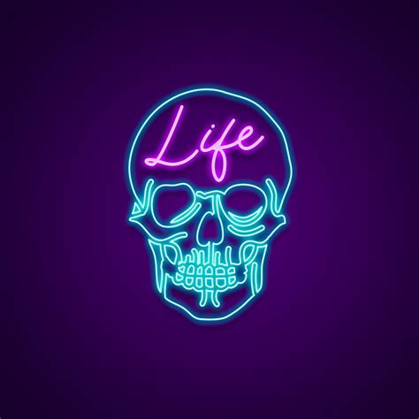 Skull LED Light Sign | Custom Neon Led Light | by Neonize