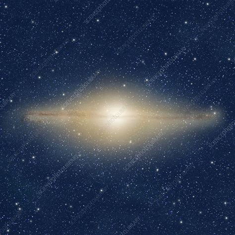 Lenticular galaxy - Stock Image - C043/2253 - Science Photo Library